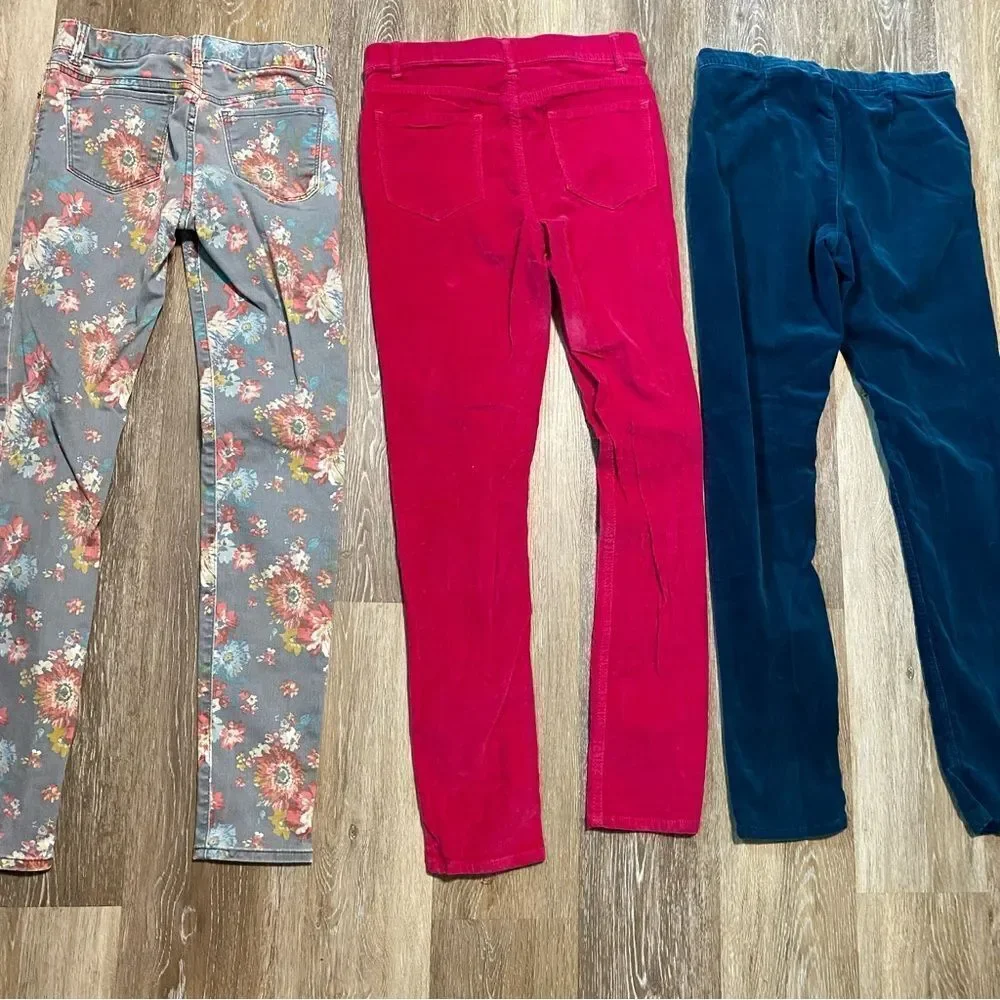 Girls Back-to-School Size youth 14 Closet Refresh Bundle of 3 jeans pants